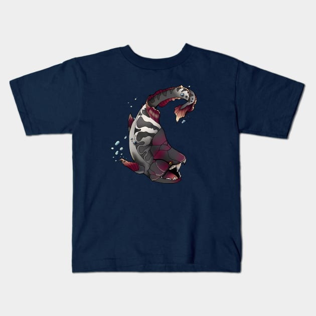 dunkleosteus Kids T-Shirt by Perryology101